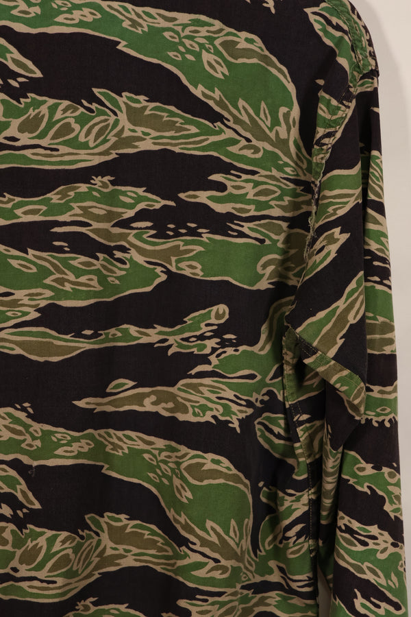 実物 レイトウォーパターン タイガーストライプ シャツ ライトウェイト 退色あり 中古品