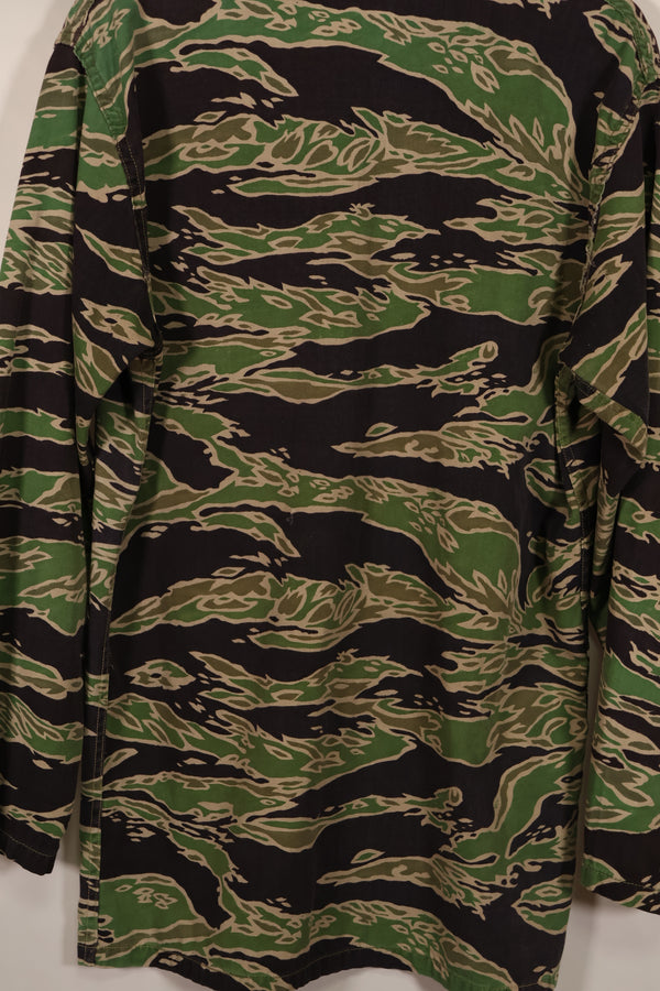 実物 レイトウォーパターン タイガーストライプ シャツ ライトウェイト 退色あり 中古品