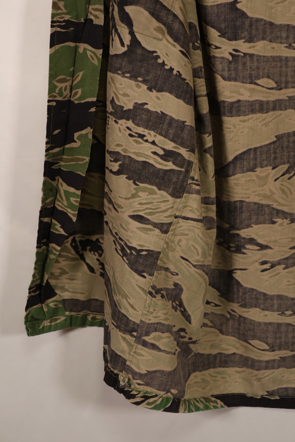 実物 レイトウォーパターン タイガーストライプ シャツ ライトウェイト 退色あり 中古品