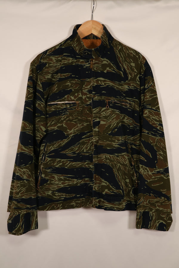 実物 推定1970年代 タイガーストライプ レーシングジャケット テイラー品 中古品