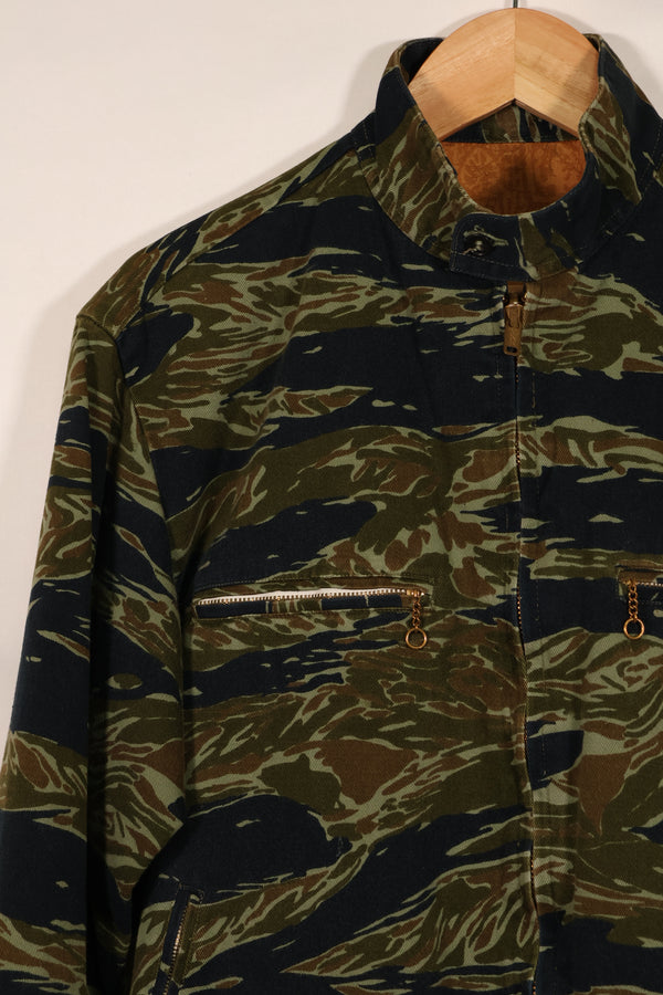 実物 推定1970年代 タイガーストライプ レーシングジャケット テイラー品 中古品