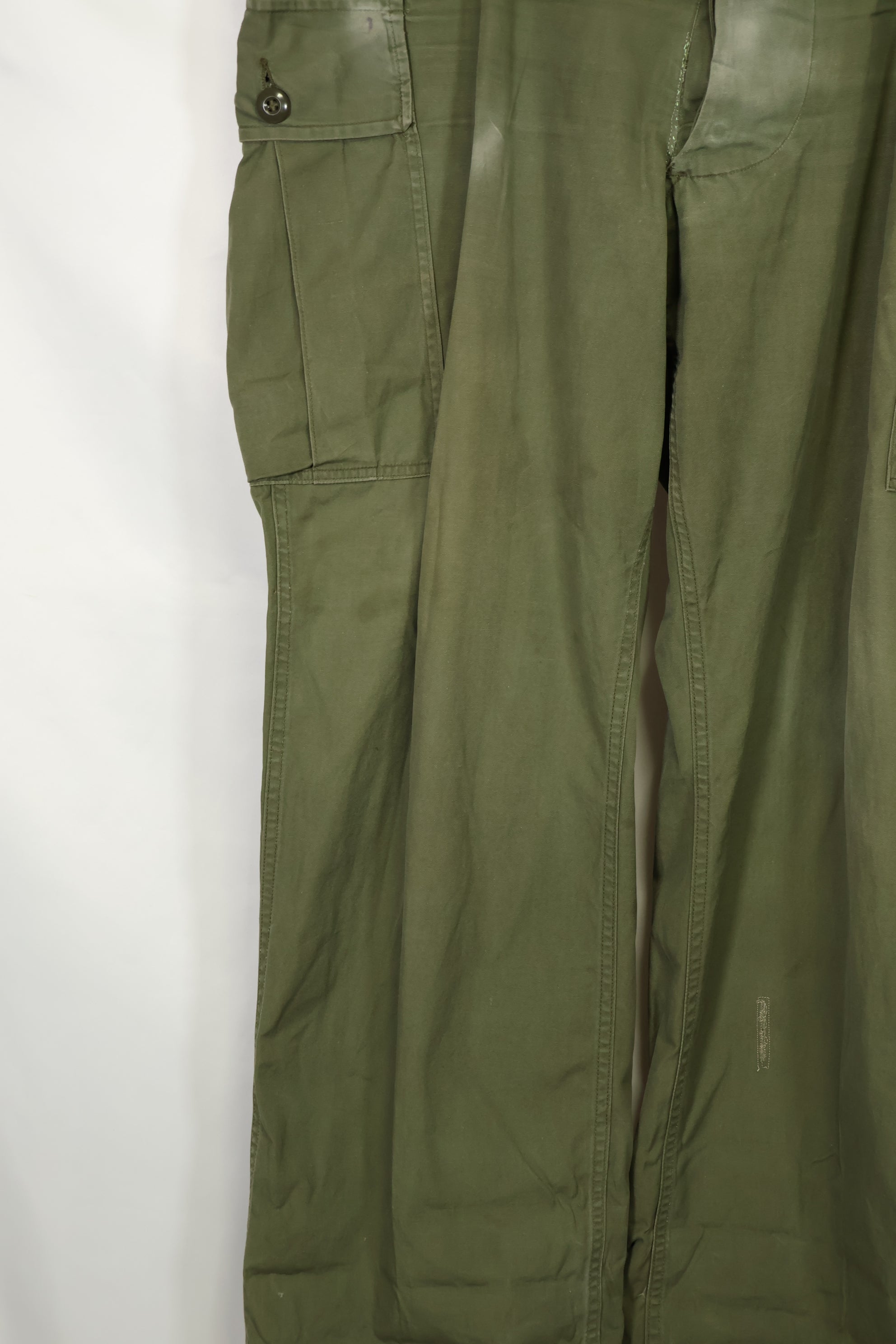 1964年契約 1st Model ジャングルファティーグ パンツ L-R 汚れあり 補修あり 中古品
