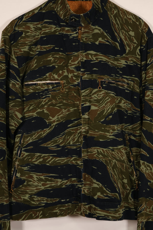 実物 推定1970年代 タイガーストライプ レーシングジャケット テイラー品 中古品