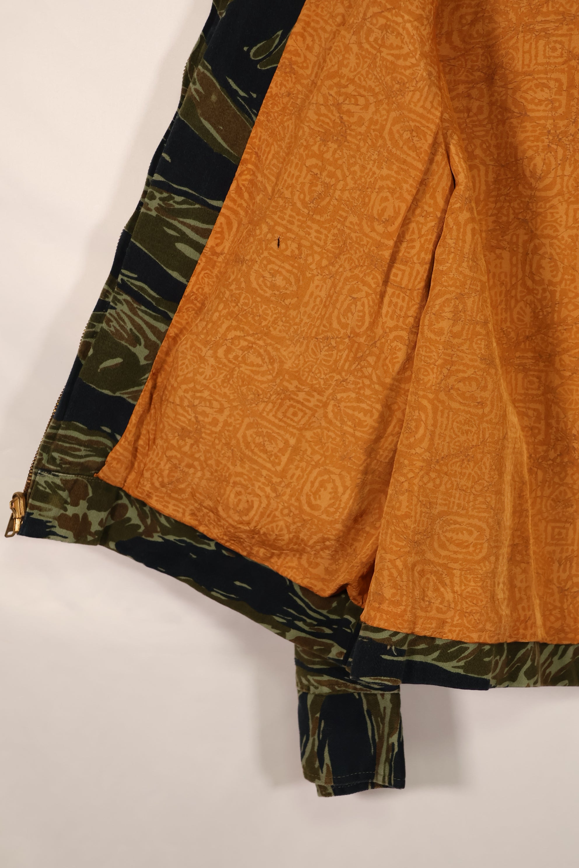 実物 推定1970年代 タイガーストライプ レーシングジャケット テイラー品 中古品