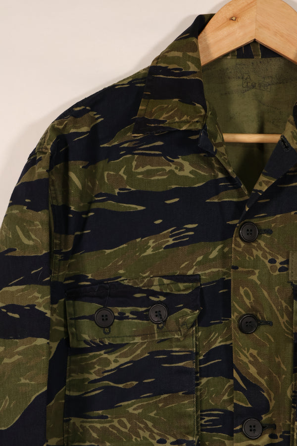 実物 タイガーストライプ TO78タイガー ジャケット 状態良い A-Lサイズ パッチ後付け