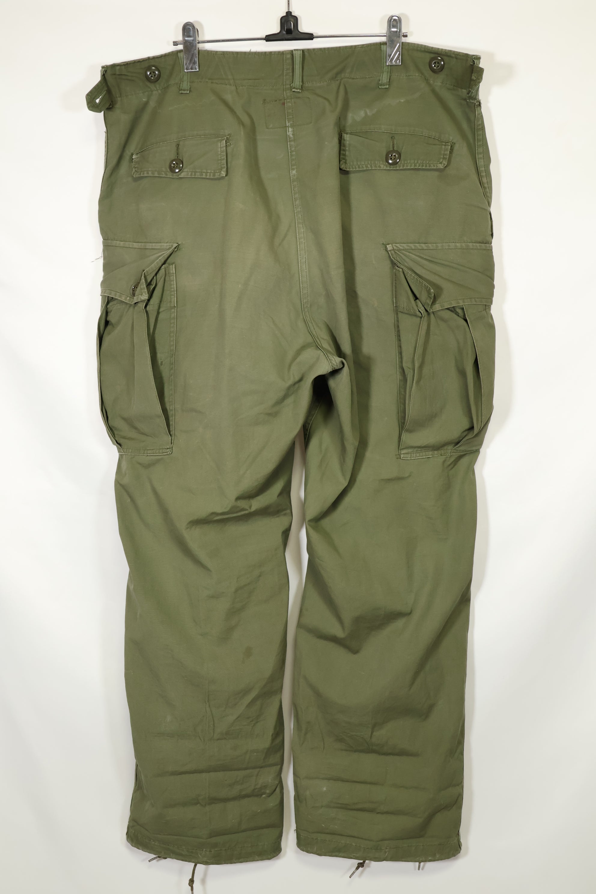 1964年契約 1st Model ジャングルファティーグ パンツ L-R 汚れあり 補修あり 中古品