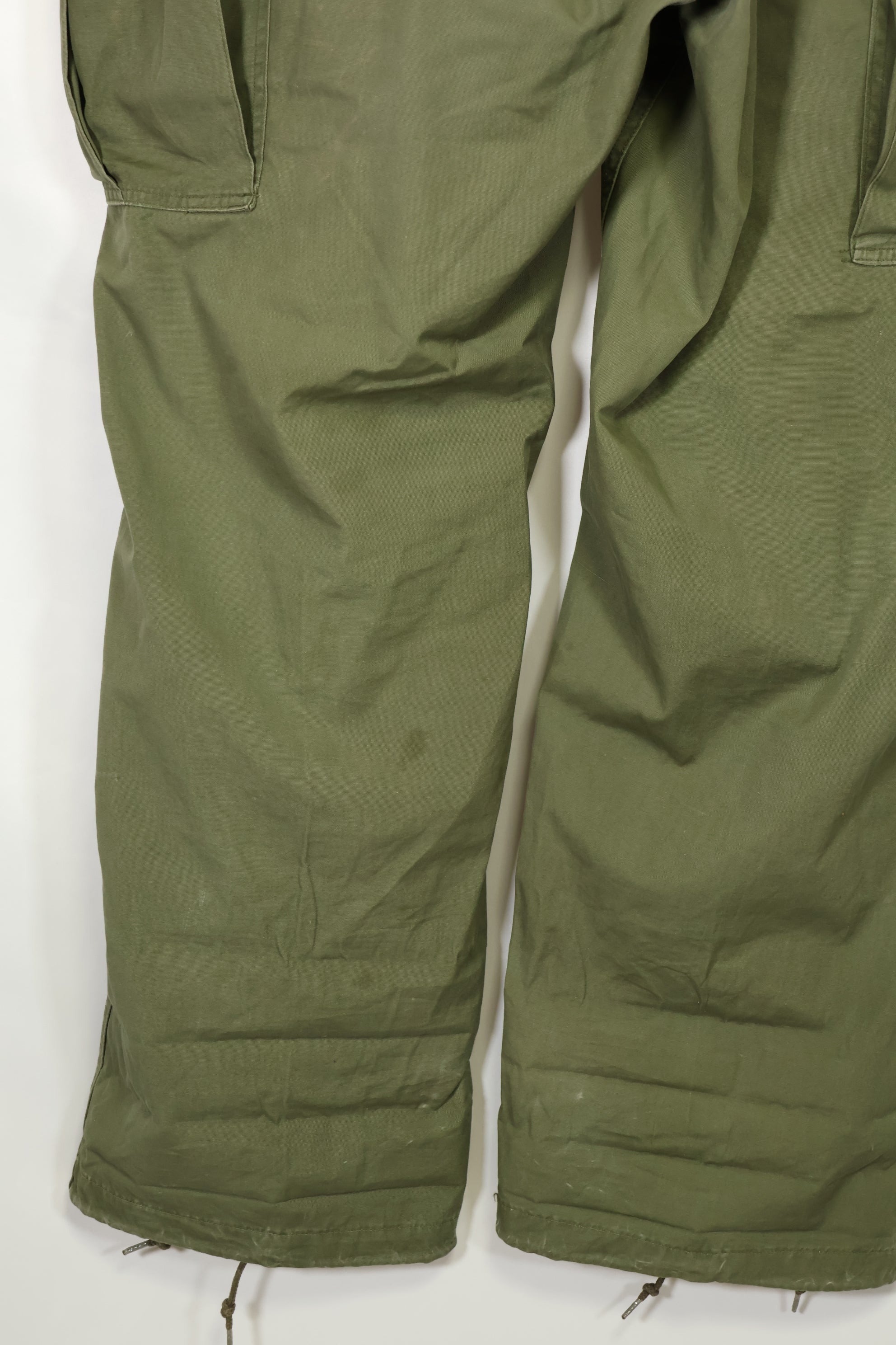 1964年契約 1st Model ジャングルファティーグ パンツ L-R 汚れあり 補修あり 中古品