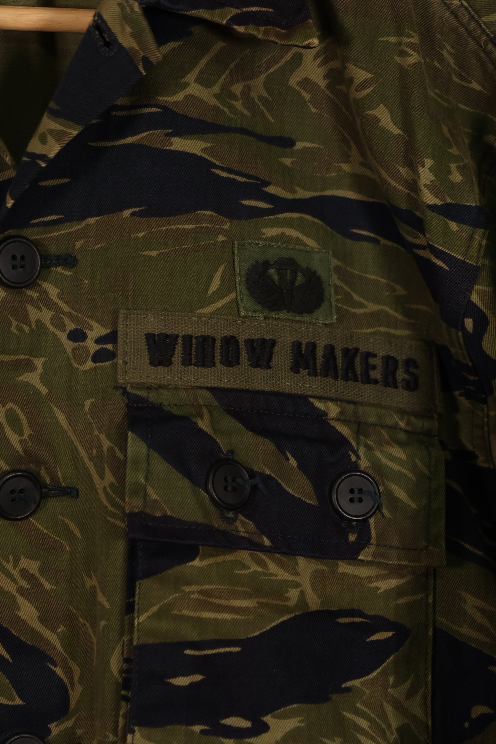 実物 タイガーストライプ TO78タイガー ジャケット 状態良い A-Lサイズ パッチ後付け