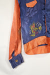 推定 1950年代後半〜1960年代 子供用 OKINAWA シャツ 刺繍お土産品 未使用品