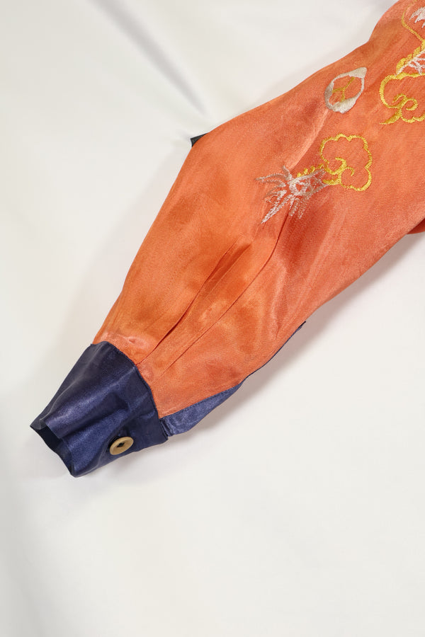 推定 1950年代後半〜1960年代 子供用 OKINAWA シャツ 刺繍お土産品 未使用品