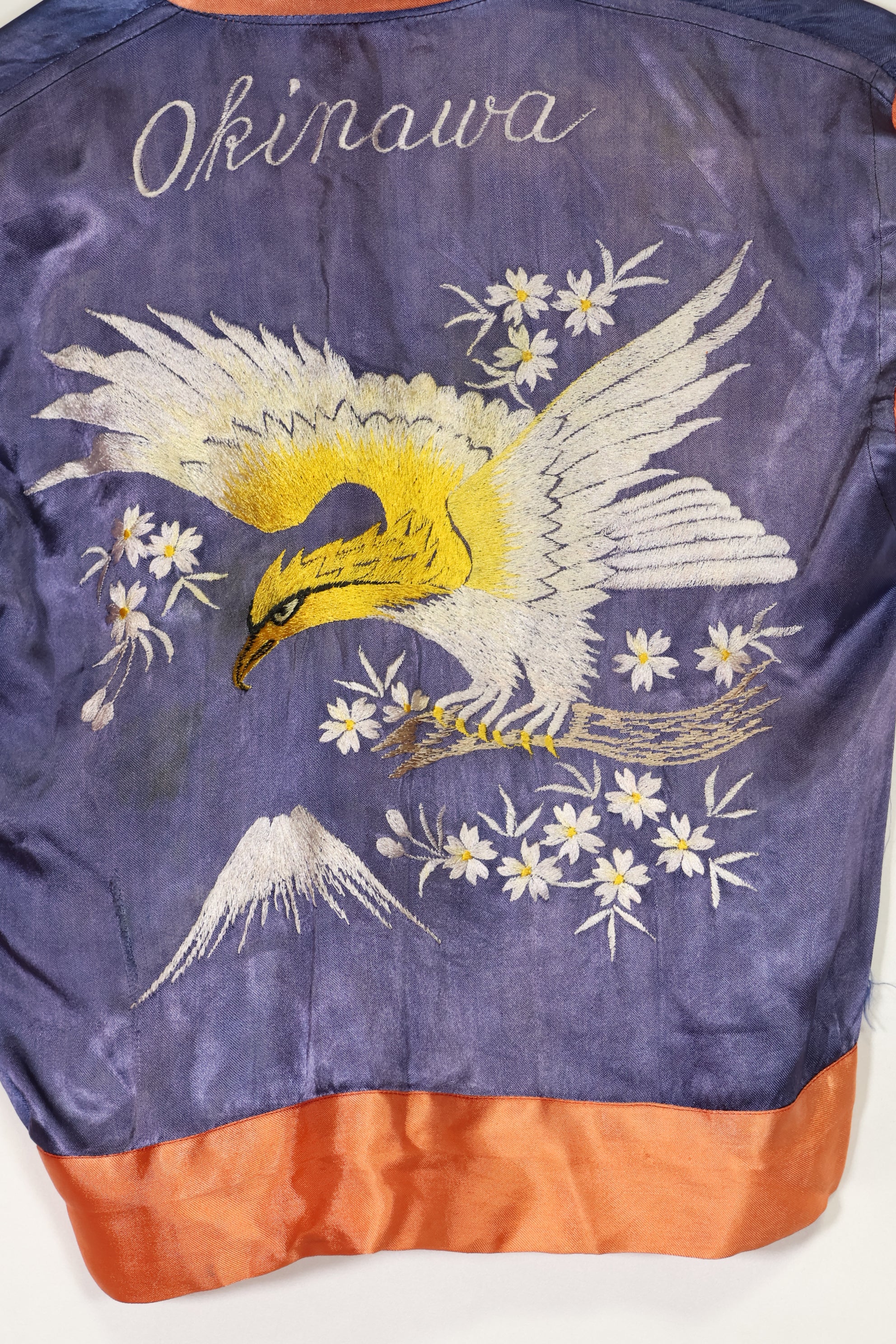 推定 1950年代後半〜1960年代 子供用 OKINAWA シャツ 刺繍お土産品 未使用品