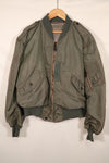 実物 1950年代ロット USAF L2-B フライトジャケット サイズラベルなし 汚れ・傷あり 中古品