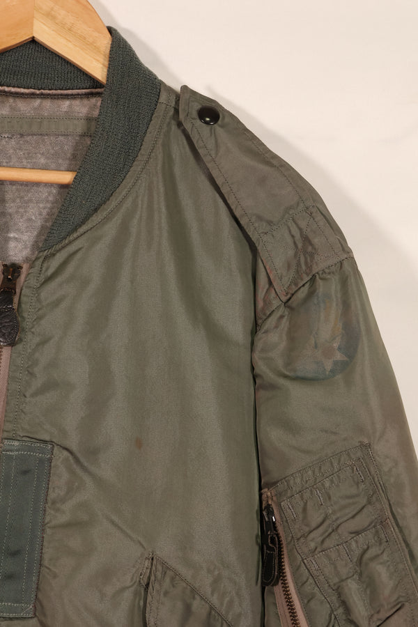 実物 1950年代ロット USAF L2-B フライトジャケット サイズラベルなし 汚れ・傷あり 中古品