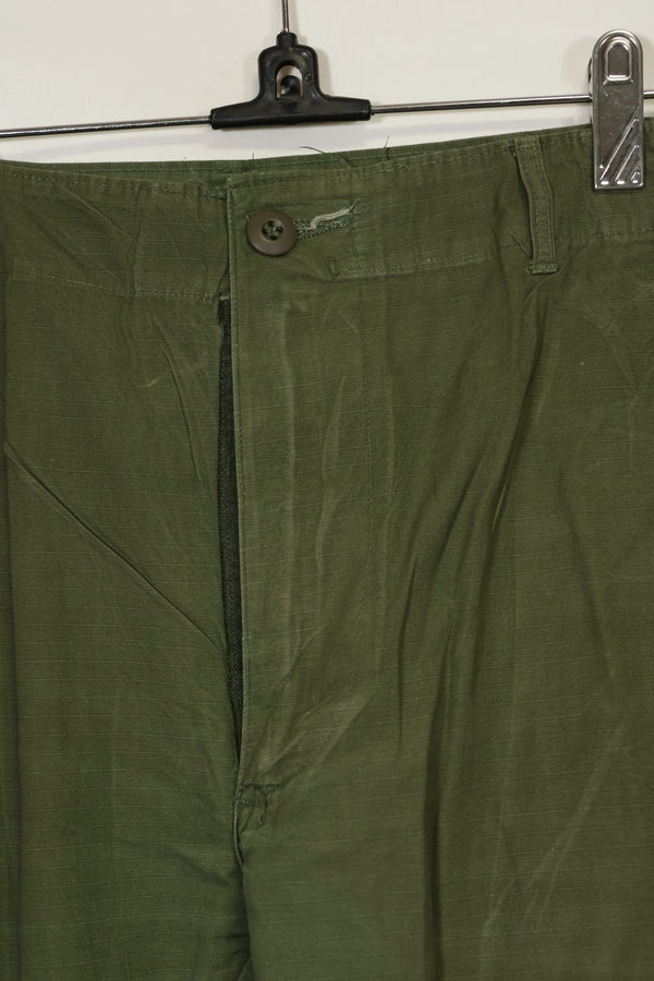 1968年契約 4th Model リップストップ ジャングルファティーグ パンツ M-L 中古品