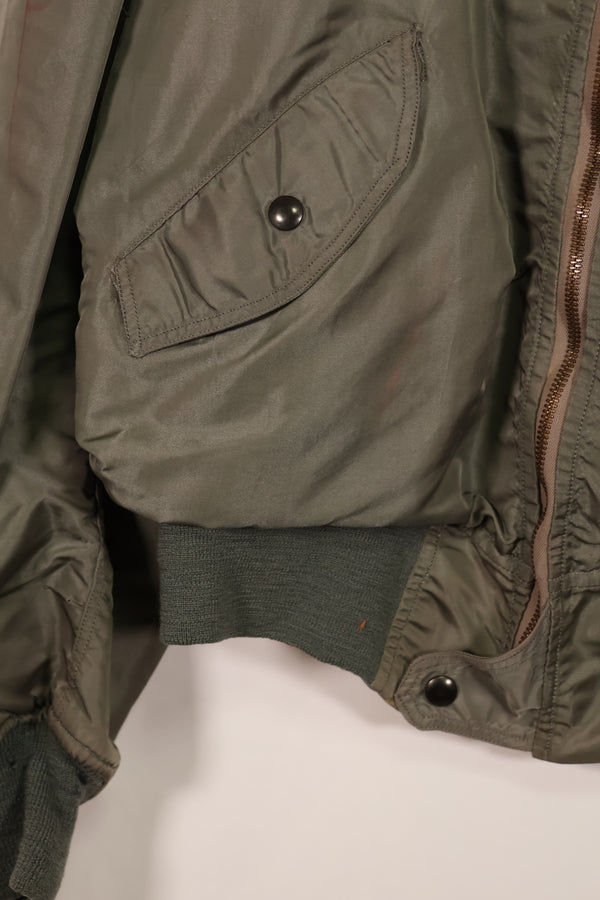 実物 1950年代ロット USAF L2-B フライトジャケット サイズラベルなし 汚れ・傷あり 中古品