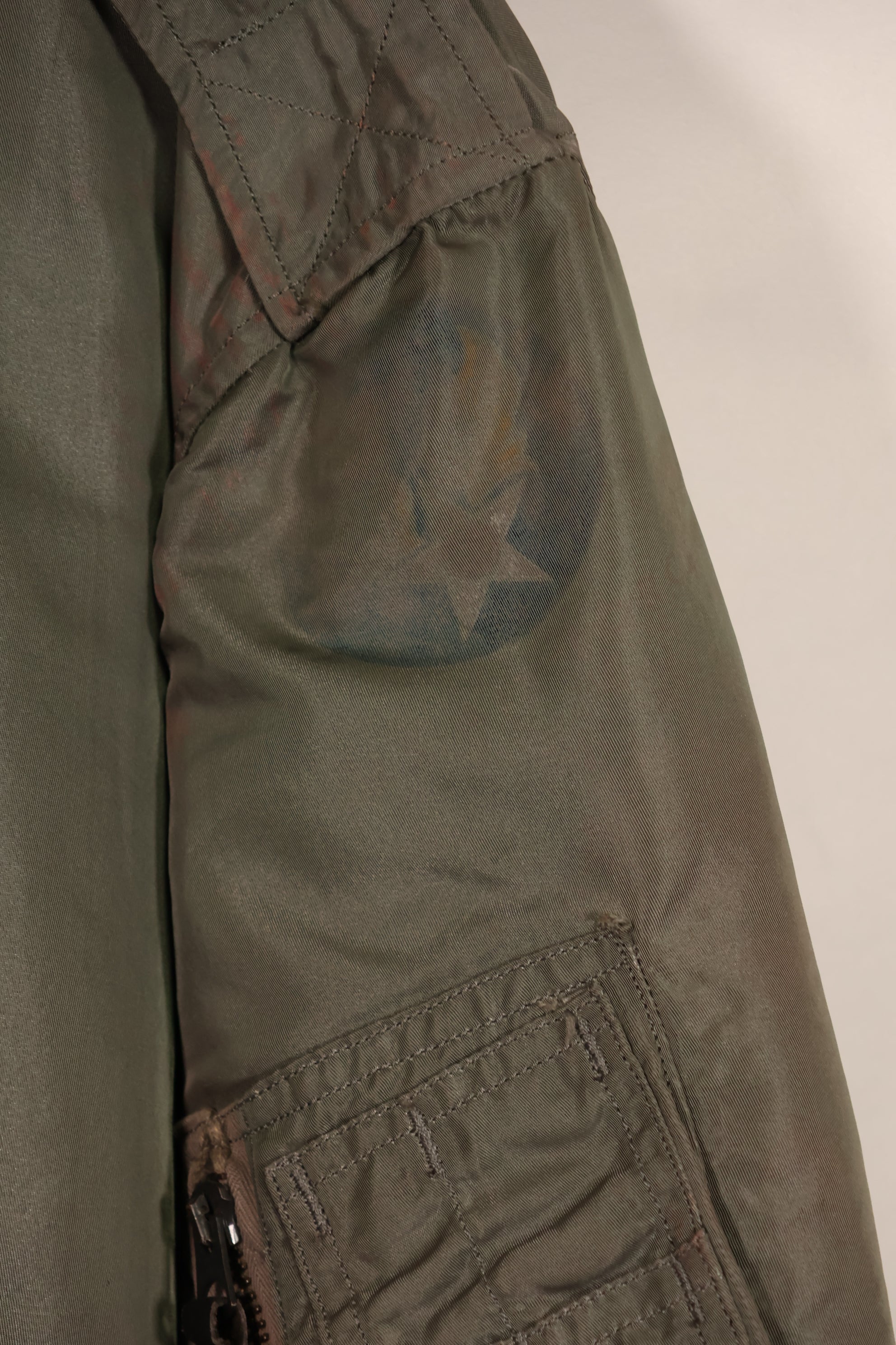 実物 1950年代ロット USAF L2-B フライトジャケット サイズラベルなし 汚れ・傷あり 中古品