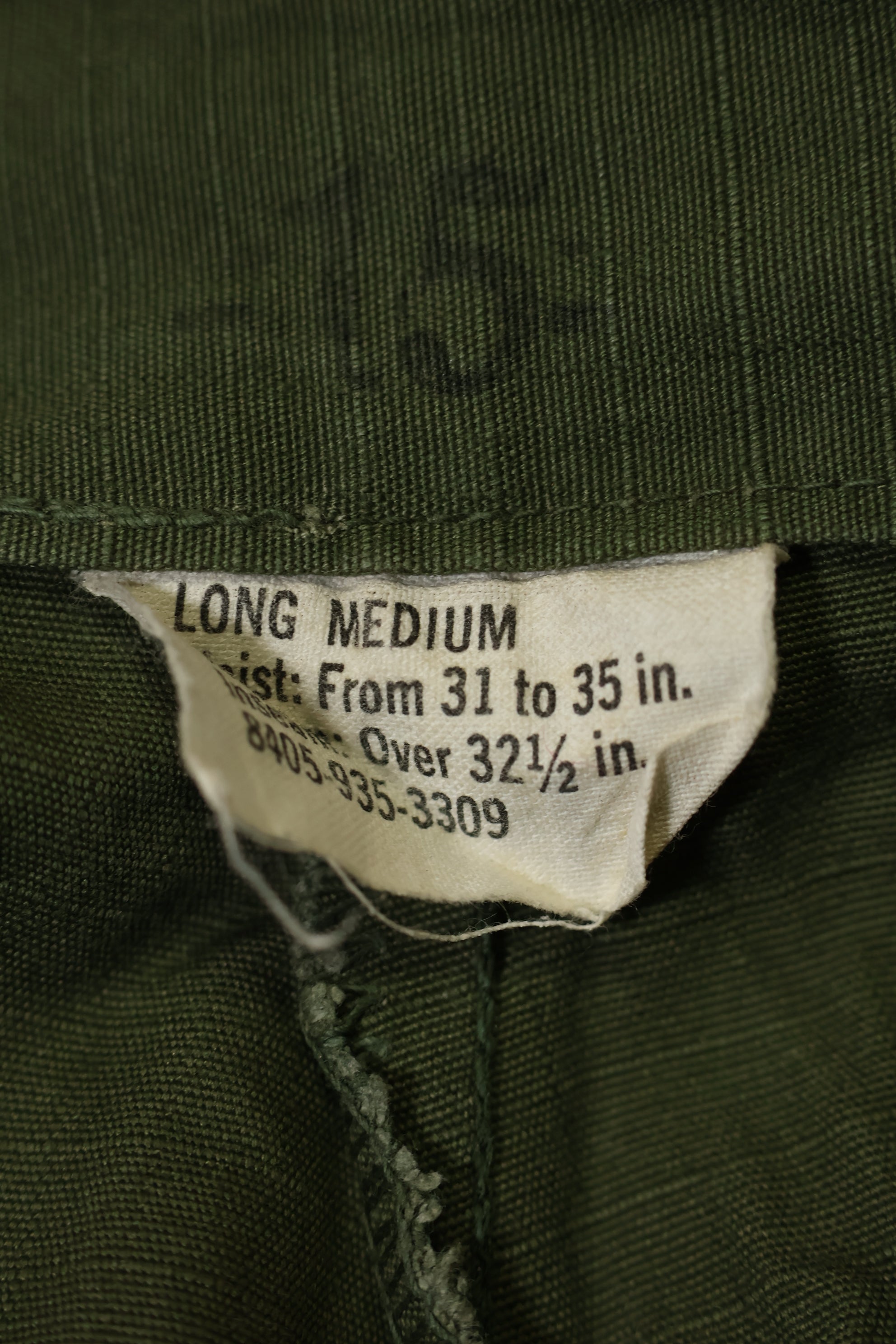 1968年契約 4th Model リップストップ ジャングルファティーグ パンツ M-L 中古品