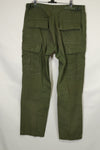 1968年契約 4th Model リップストップ ジャングルファティーグ パンツ M-L 中古品