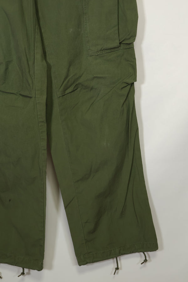 推定1967年契約 3rd Model ノンリップストップ ジャングルファティーグ パンツ X-S-R 中古品
