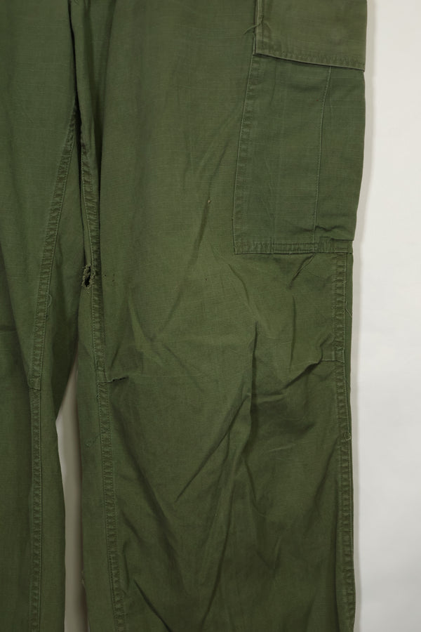 1968〜69年契約 4th Model リップストップ ジャングルファティーグ パンツ L-L 中古品