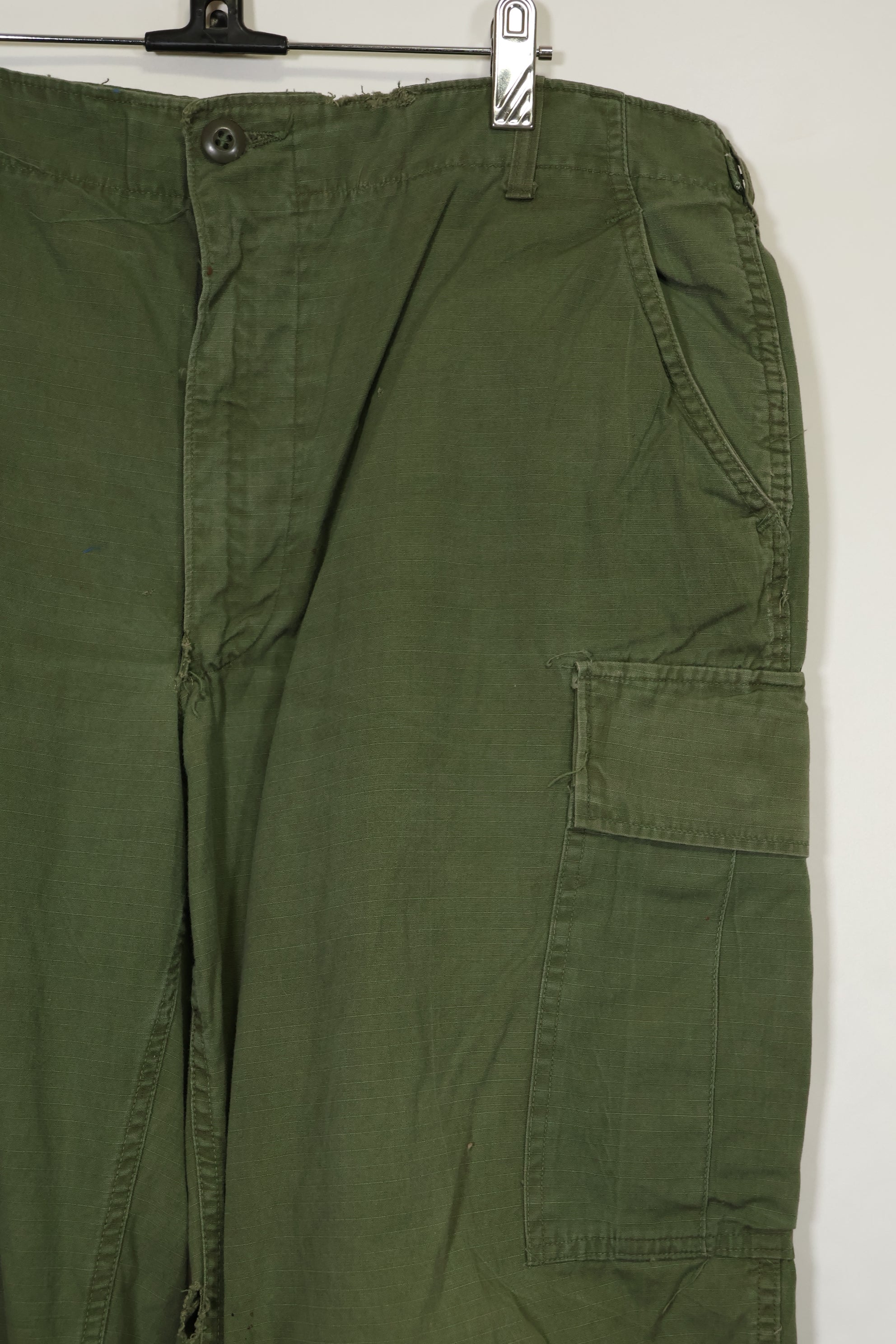 1968〜69年契約 4th Model リップストップ ジャングルファティーグ パンツ L-L 中古品