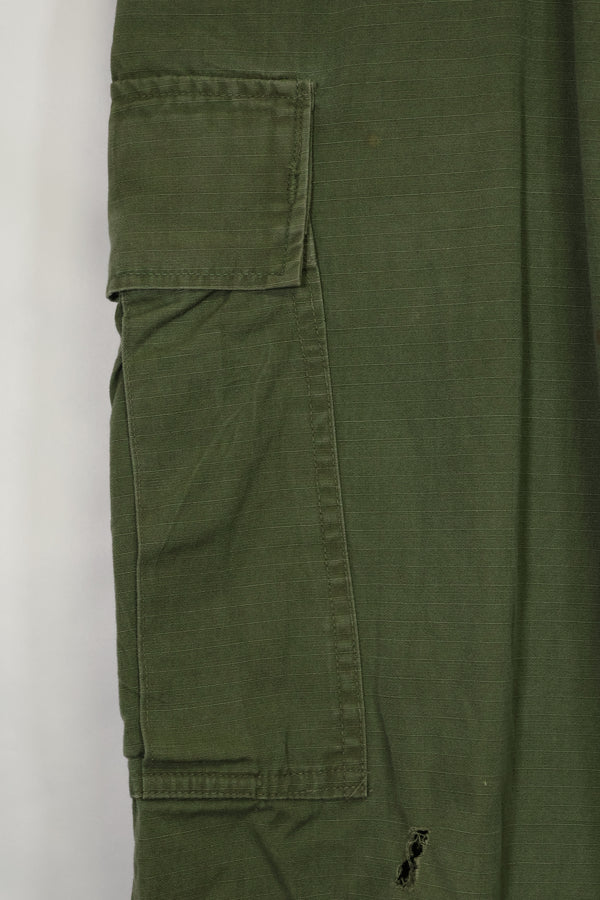 1968〜69年契約 4th Model リップストップ ジャングルファティーグ パンツ L-L 中古品