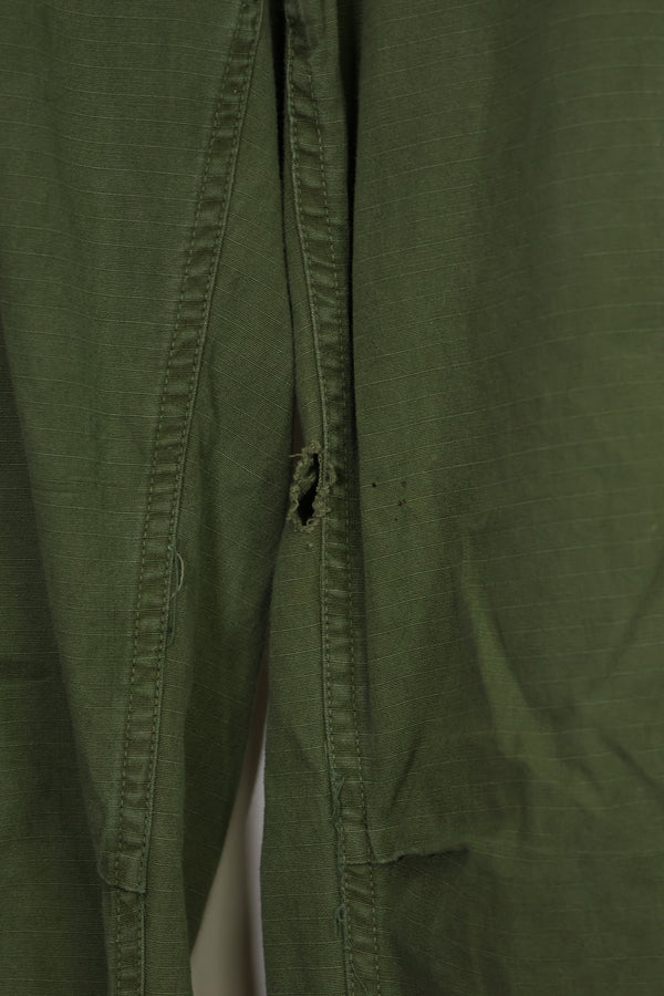 1968〜69年契約 4th Model リップストップ ジャングルファティーグ パンツ L-L 中古品