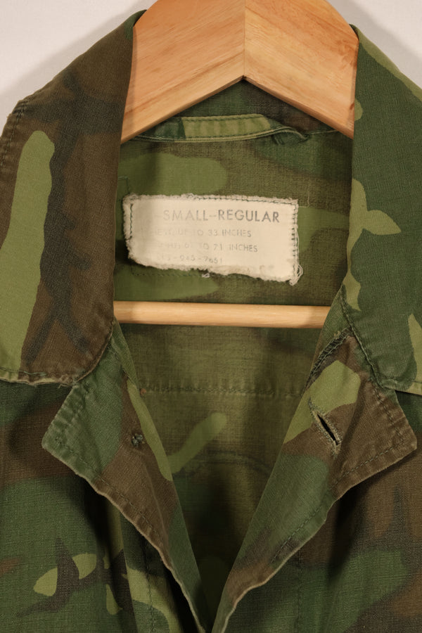 実物 1966年〜1967年 レア品 ローカル改造 フライトスーツ ERDL 初期プリント