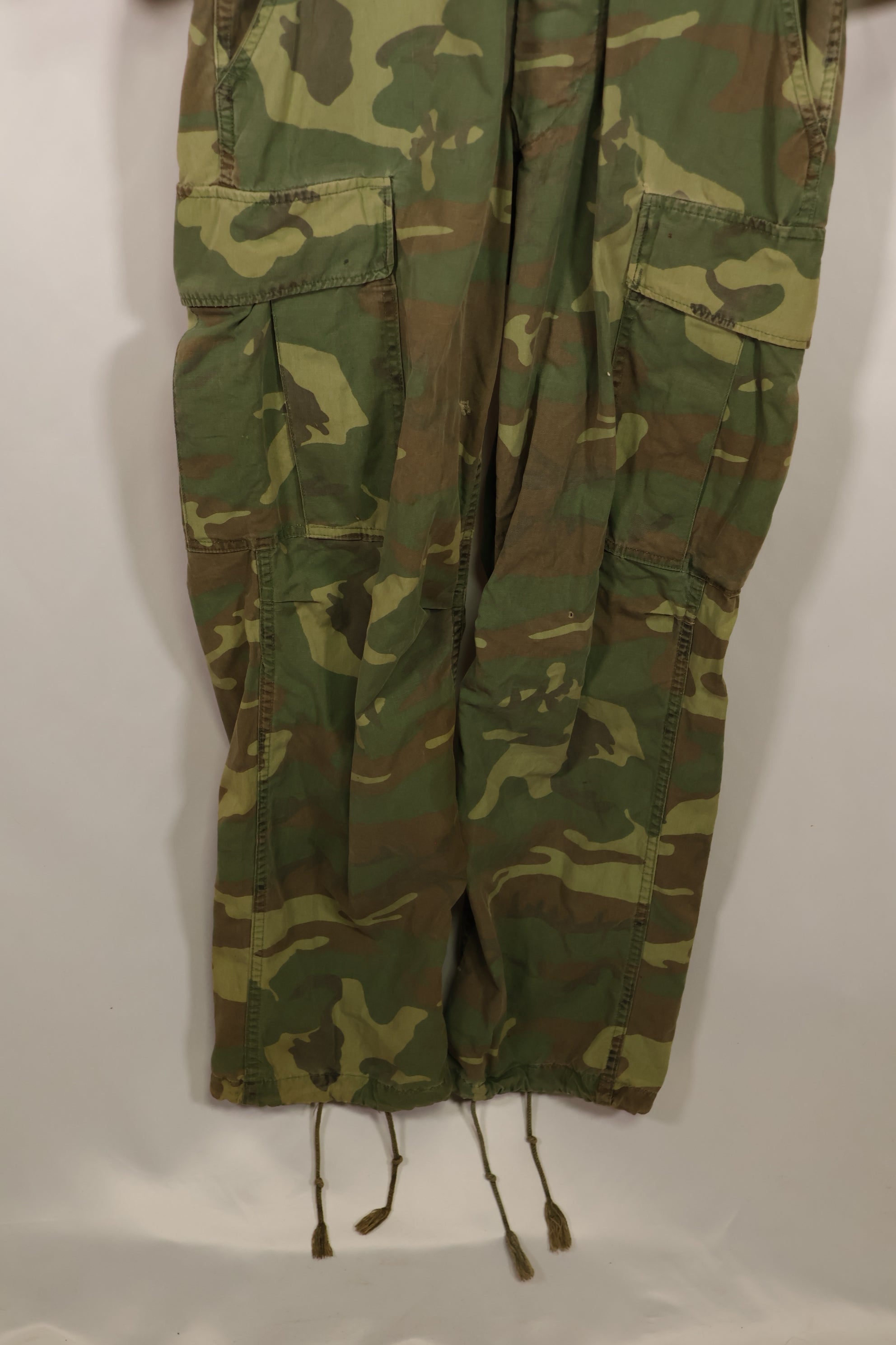 実物 1966年〜1967年 レア品 ローカル改造 フライトスーツ ERDL 初期プリント