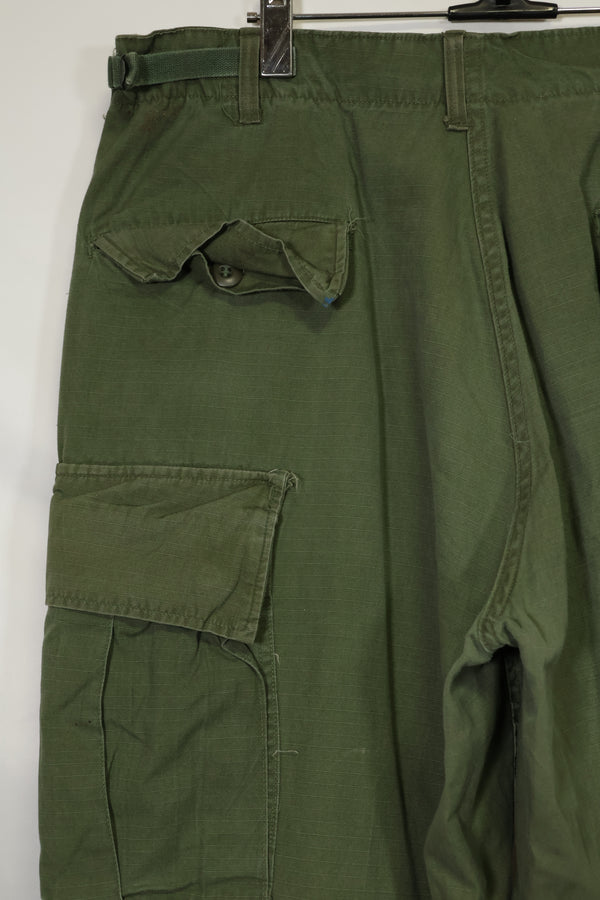 1968〜69年契約 4th Model リップストップ ジャングルファティーグ パンツ L-L 中古品