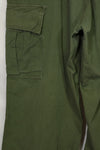 1968〜69年契約 4th Model リップストップ ジャングルファティーグ パンツ L-L 中古品