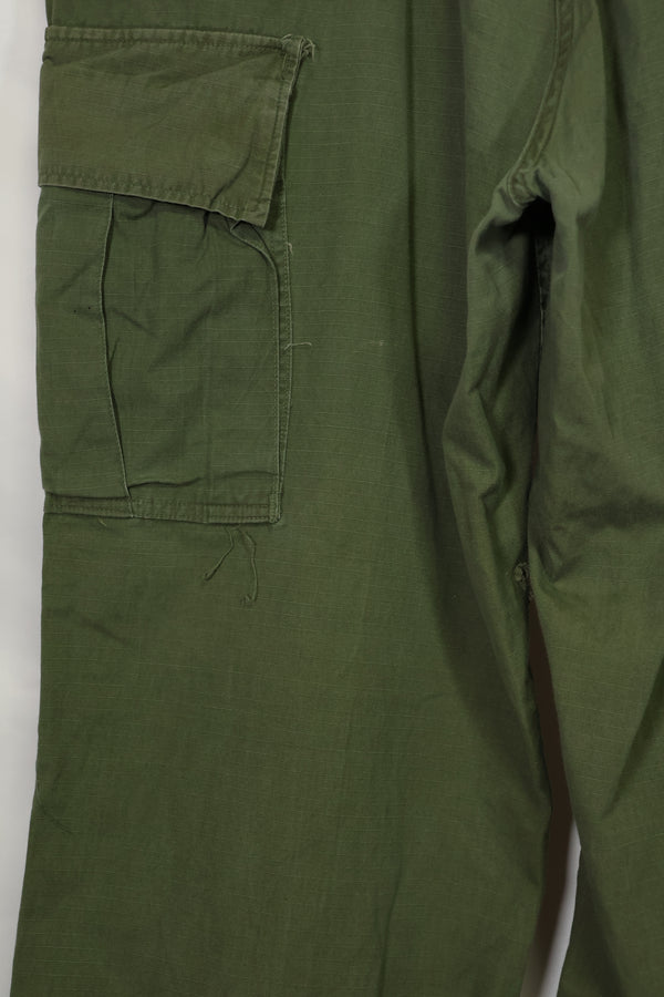 1968〜69年契約 4th Model リップストップ ジャングルファティーグ パンツ L-L 中古品