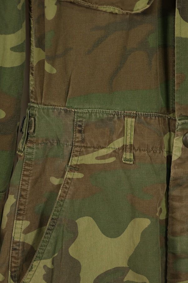 実物 1966年〜1967年 レア品 ローカル改造 フライトスーツ ERDL 初期プリント