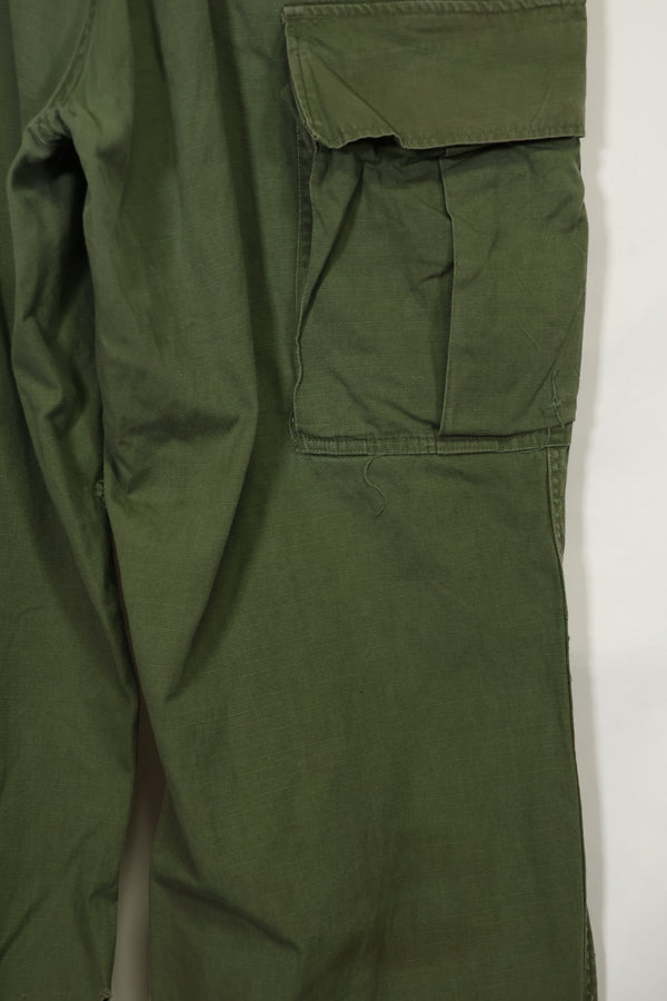1968〜69年契約 4th Model リップストップ ジャングルファティーグ パンツ L-L 中古品