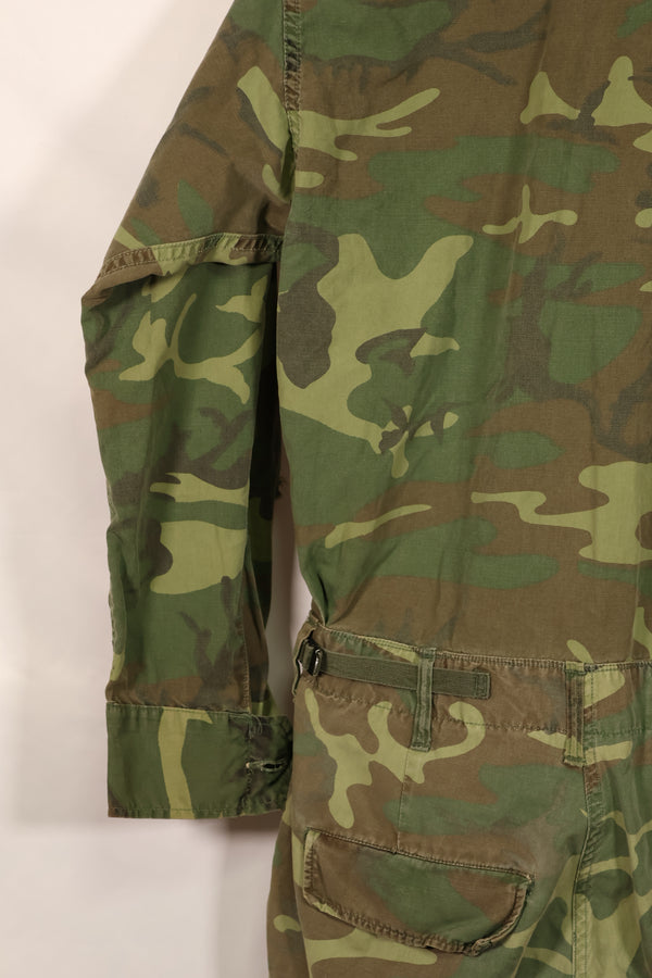 実物 1966年〜1967年 レア品 ローカル改造 フライトスーツ ERDL 初期プリント