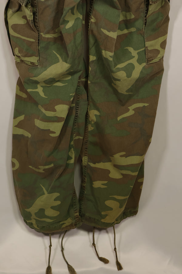 実物 1966年〜1967年 レア品 ローカル改造 フライトスーツ ERDL 初期プリント