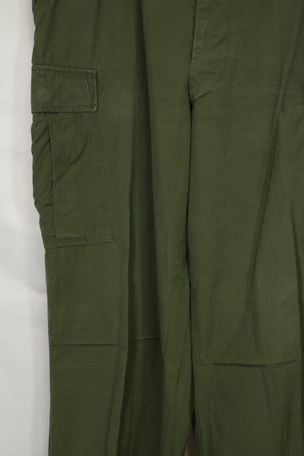 1967年契約 4th Model リップストップ ジャングルファティーグ パンツ L-L 中古品
