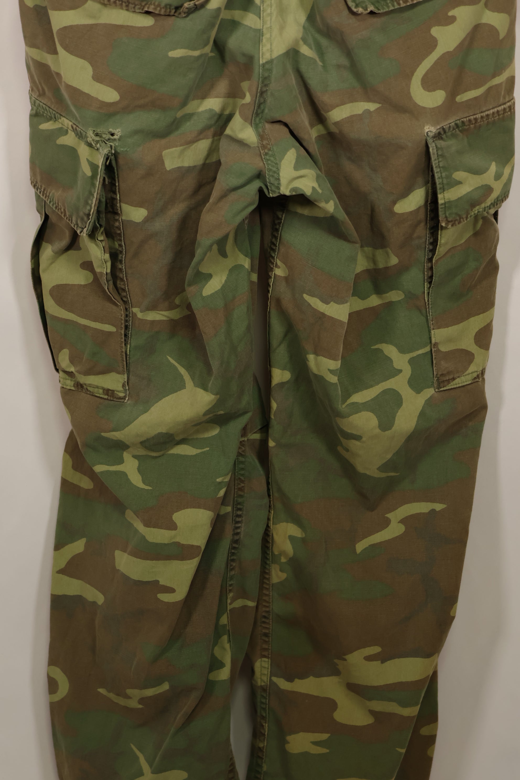 実物 1966年〜1967年 レア品 ローカル改造 フライトスーツ ERDL 初期プリント