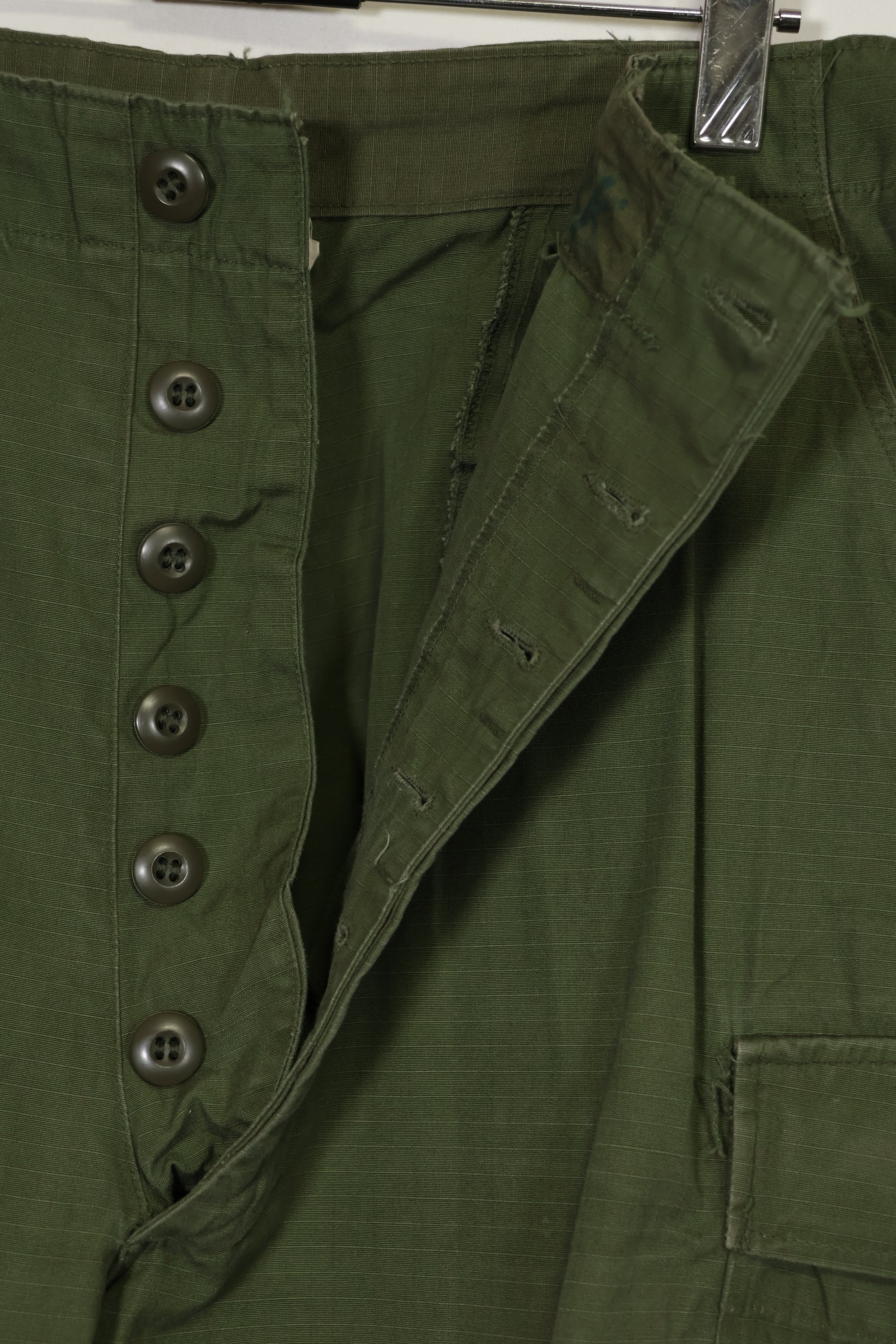 1967年契約 4th Model リップストップ ジャングルファティーグ パンツ L-L 中古品