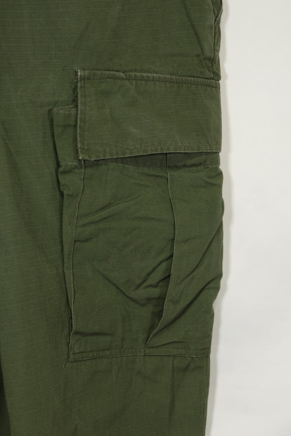 1967年契約 4th Model リップストップ ジャングルファティーグ パンツ L-L 中古品