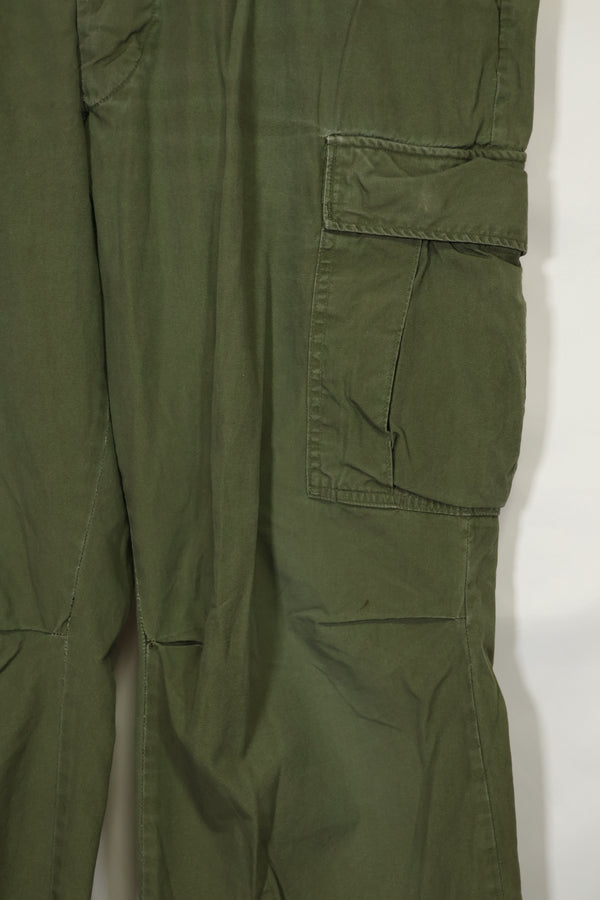 推定1967年契約 3rd Model ノンリップストップ ジャングルファティーグ パンツ X-L-R 中古品