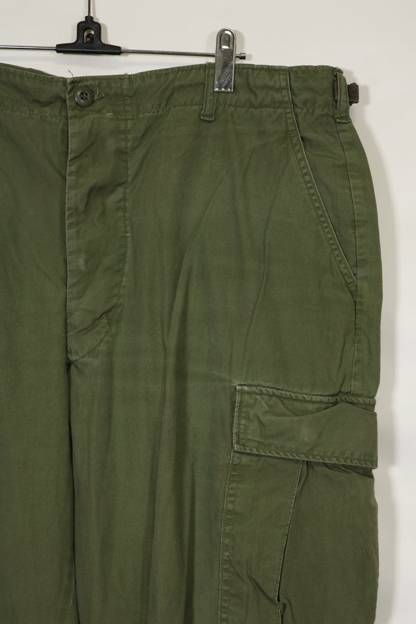 推定1967年契約 3rd Model ノンリップストップ ジャングルファティーグ パンツ X-L-R 中古品