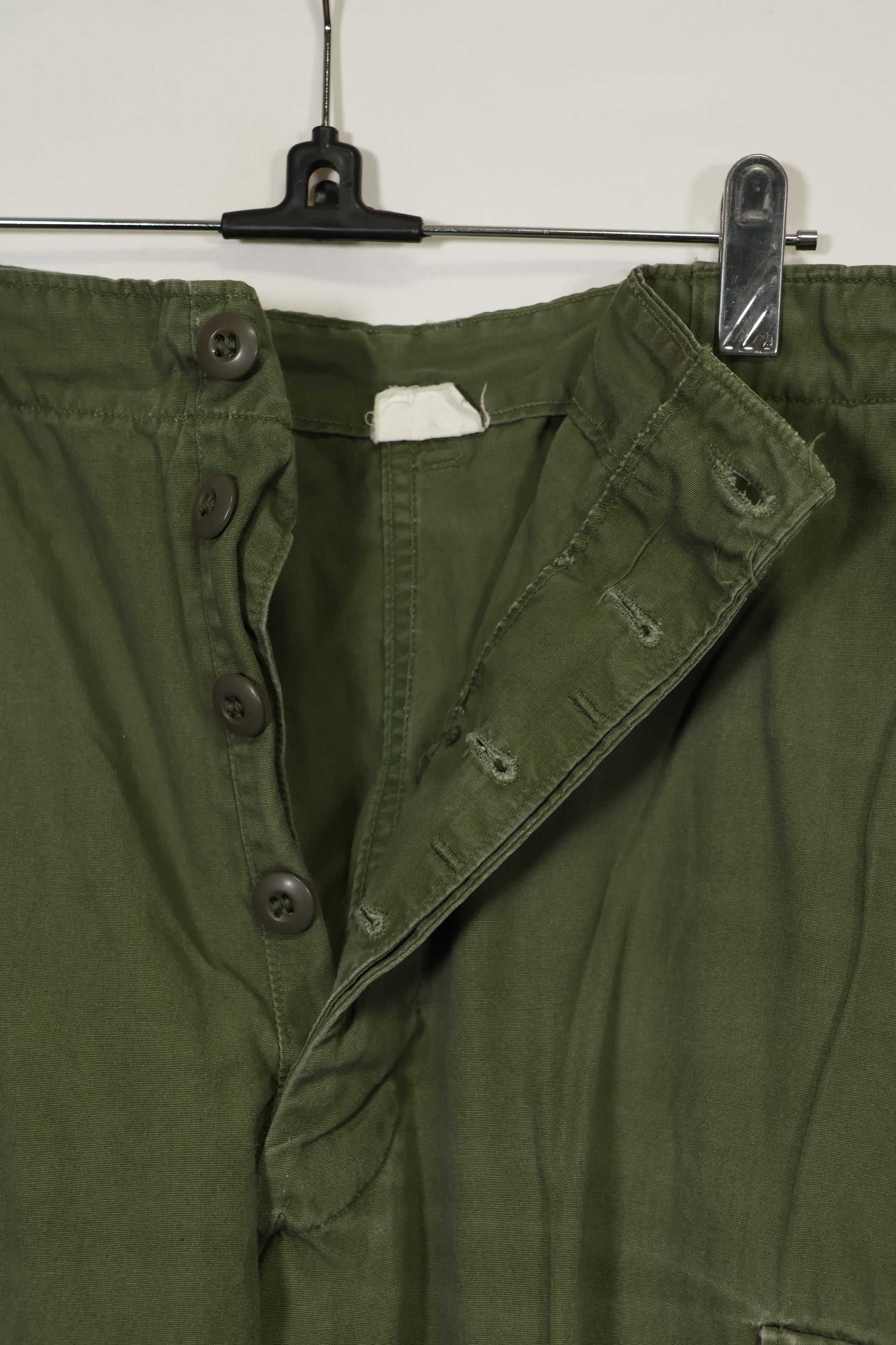推定1967年契約 3rd Model ノンリップストップ ジャングルファティーグ パンツ X-L-R 中古品
