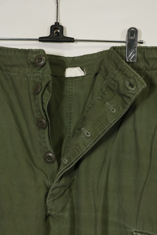 推定1967年契約 3rd Model ノンリップストップ ジャングルファティーグ パンツ X-L-R 中古品