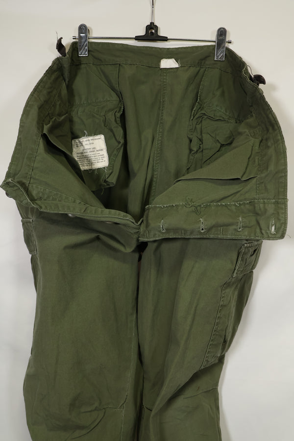 推定1967年契約 3rd Model ノンリップストップ ジャングルファティーグ パンツ X-L-R 中古品