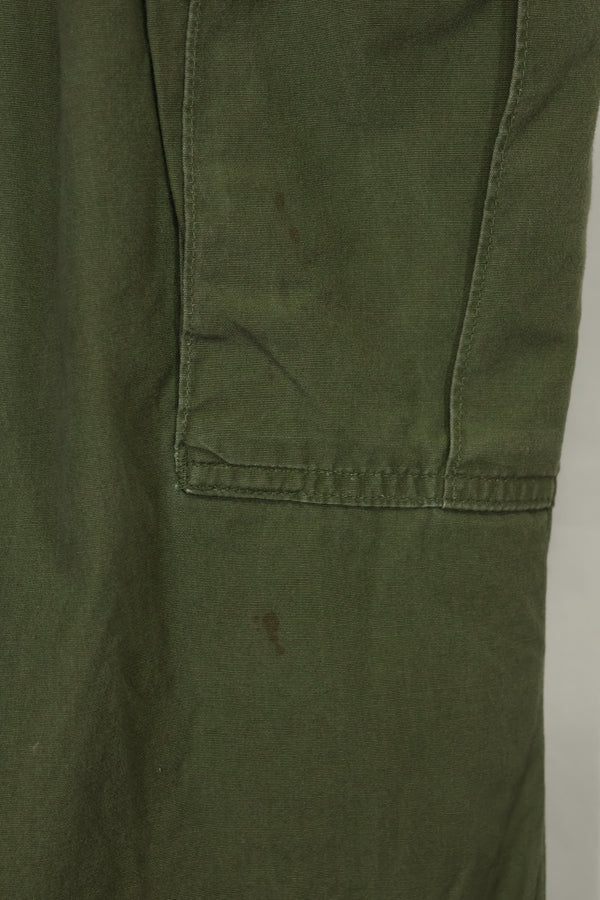 推定1967年契約 3rd Model ノンリップストップ ジャングルファティーグ パンツ X-L-R 中古品