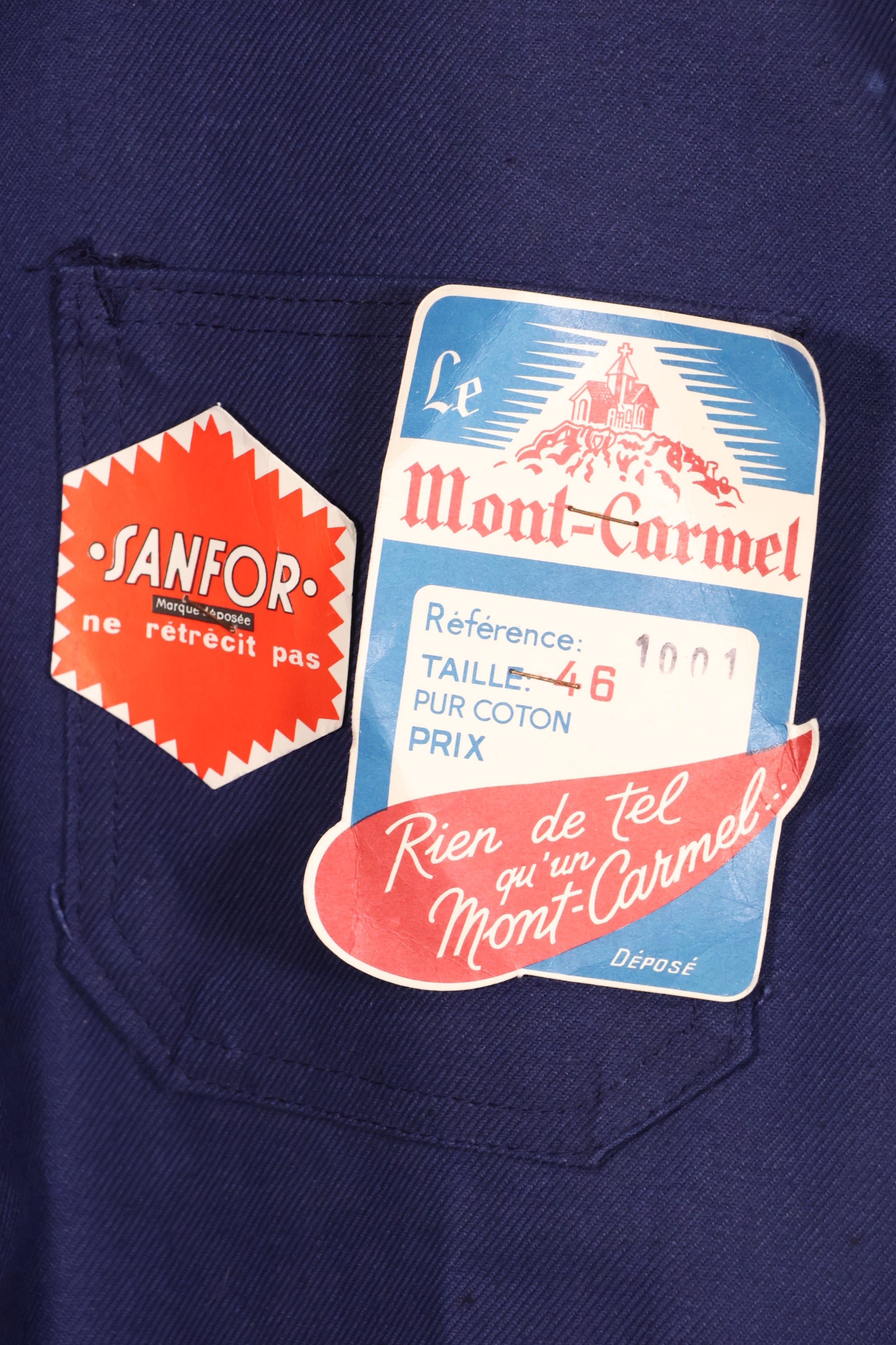 1970年代 フランス製 ワークウェア 未使用品 C