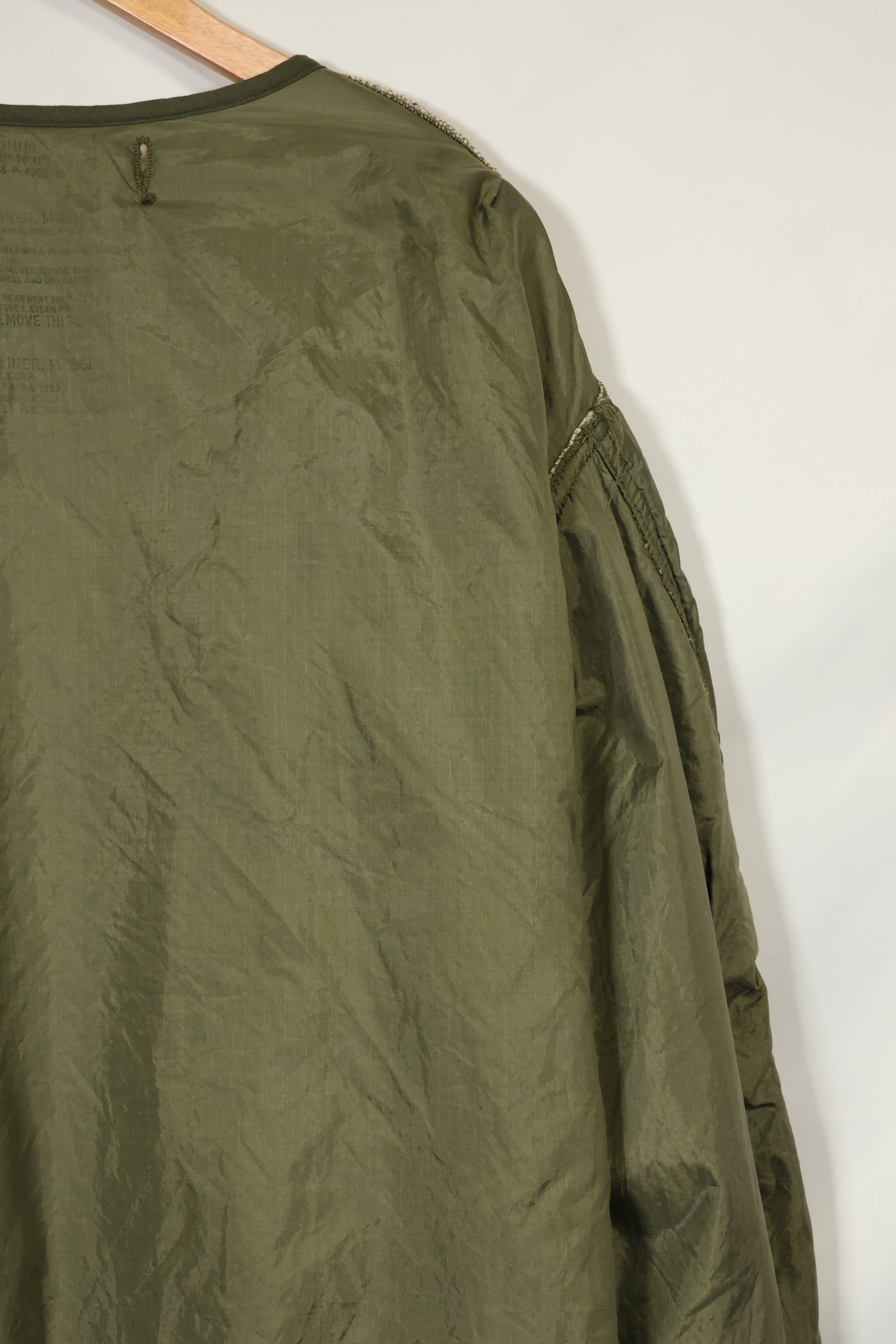 1953年 4月 M51 フィールドパーカー用 パイルライナー サイズ Medium 中古品
