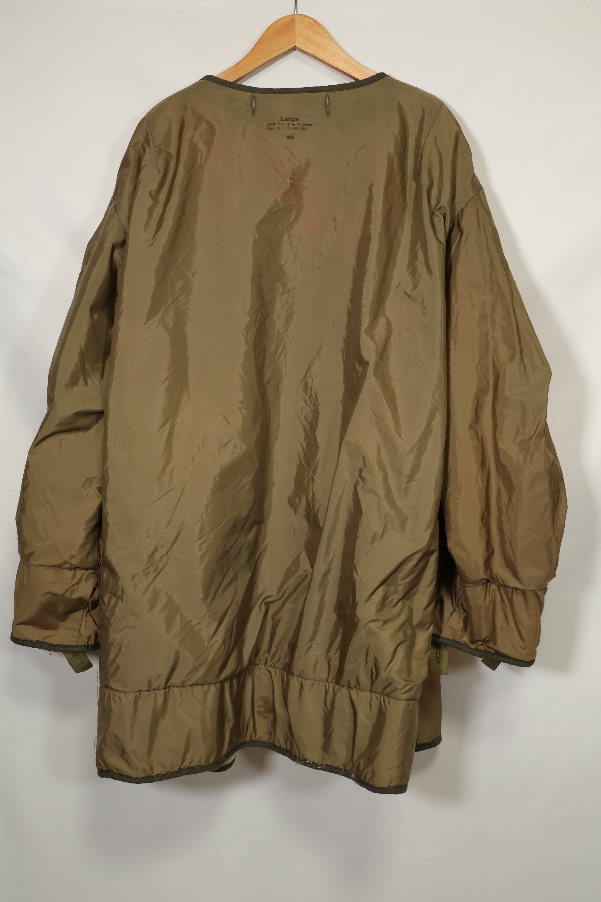 1956年 M51 フィールドパーカー用 パイルライナー サイズ Large 中古品