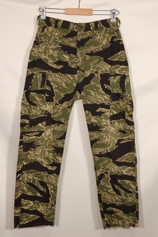 1960年代 ライトウェイト生地 沖縄タイガー ジャングルファティーグカット パンツ 中古品